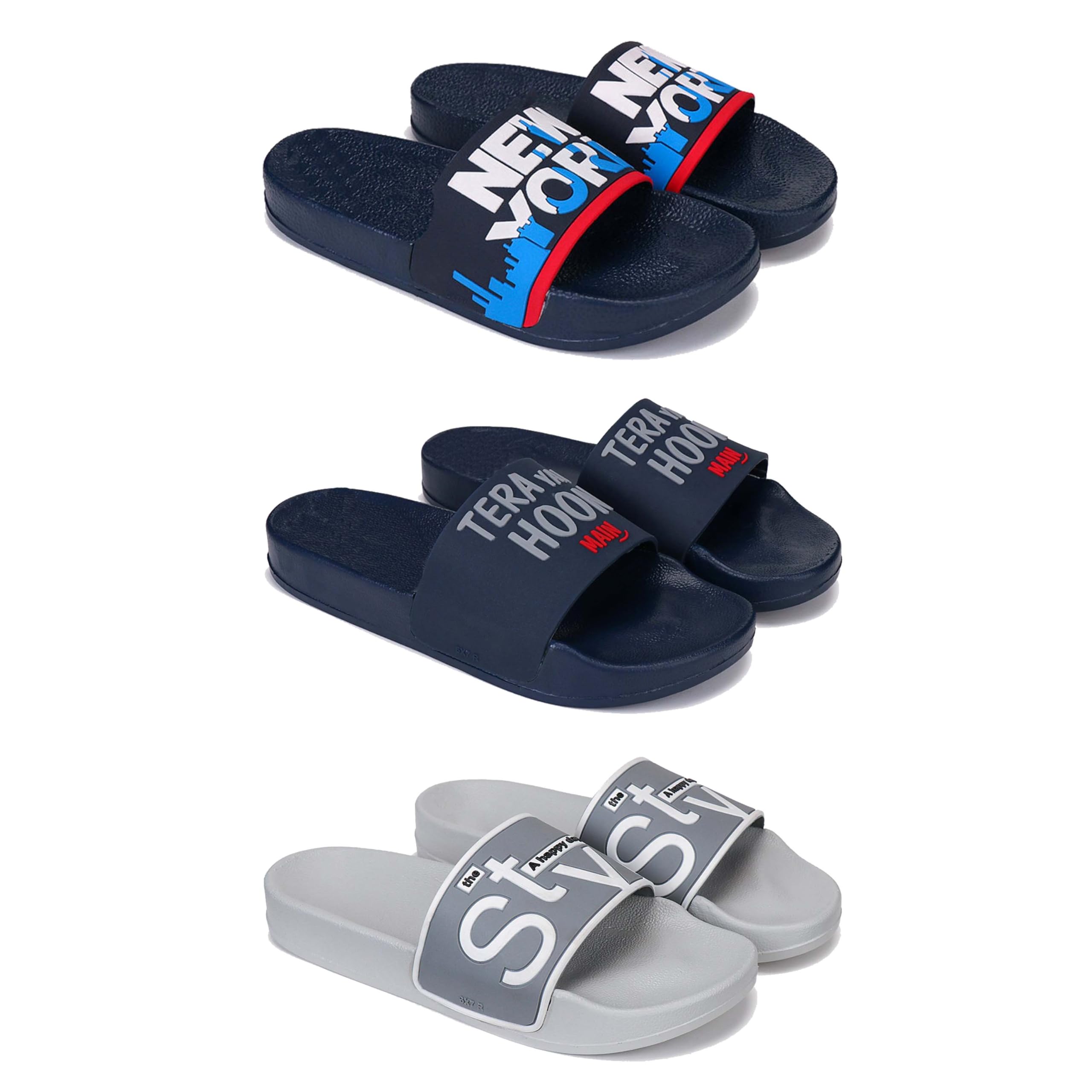 Men's Sandals | Lightweight Wear| Stylish & Easy to Wear For Men's GP-SAN-(3-COMBO)-1587-1588-1589-picture-26