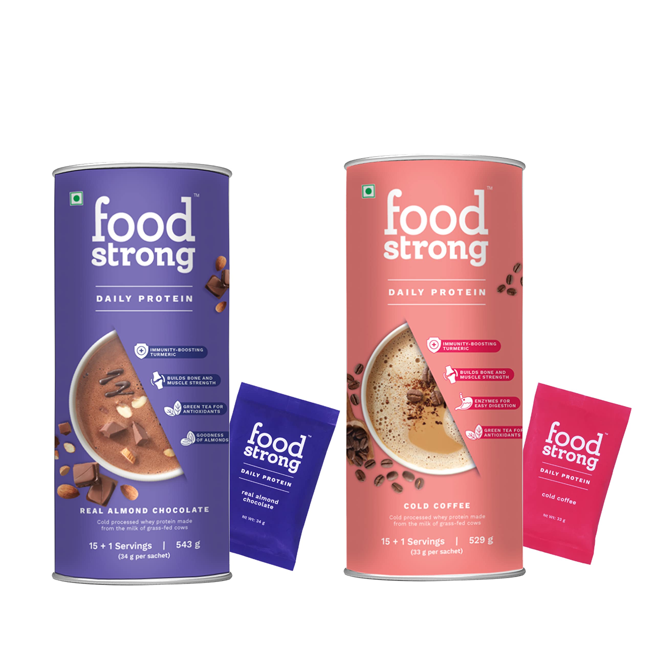 Buy Foodstrong Whey Protein Powder, Grassfed, 100 Whey, Daily Protein