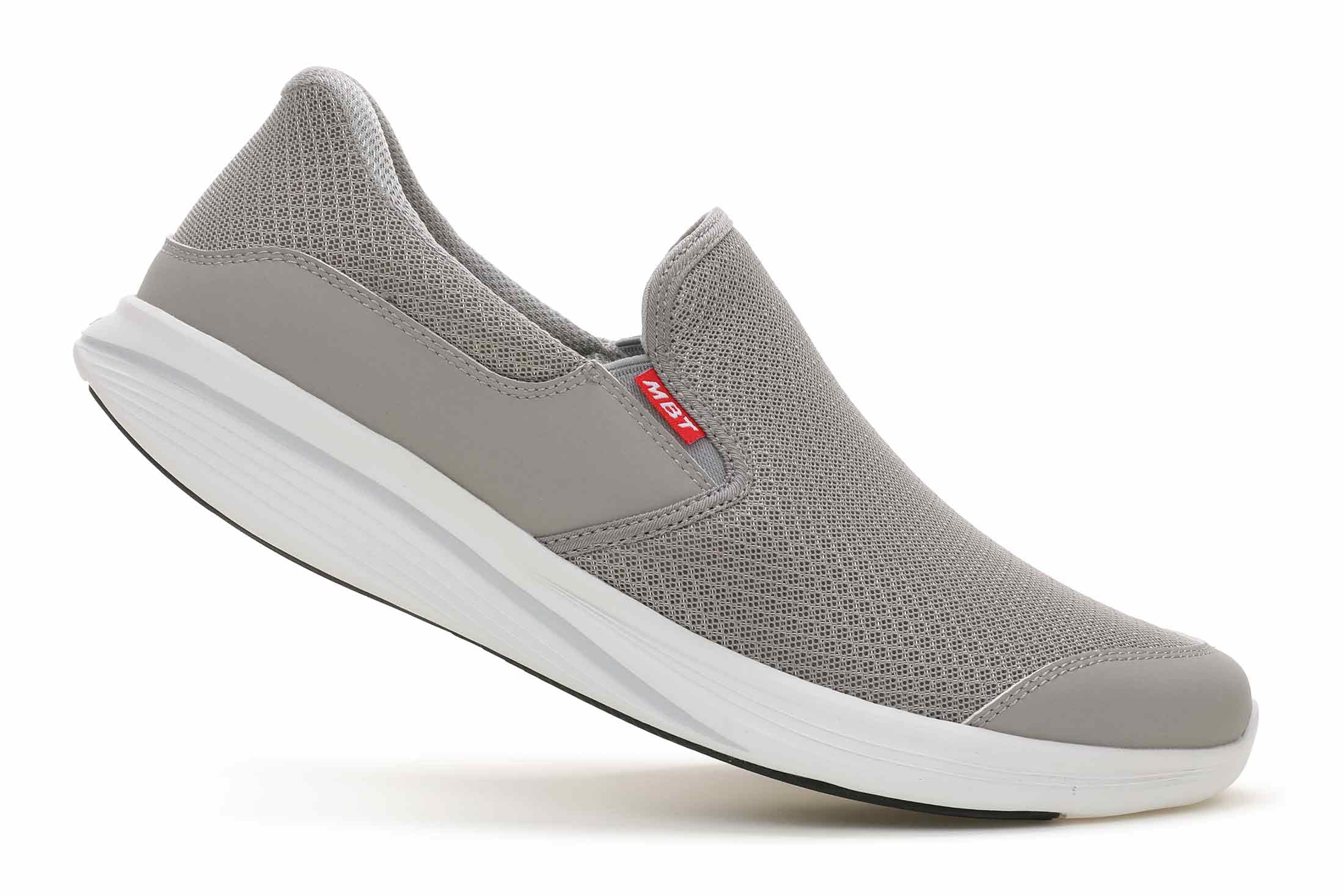 MBT SF-Modena III Slip On Scarpe da Uomo. Calzature fisiologiche con Tecnologia Slip & Fit per Un utilizzo Senza Sforzo. Tomaia in Rete Traspirante e Pelle Sintetica.