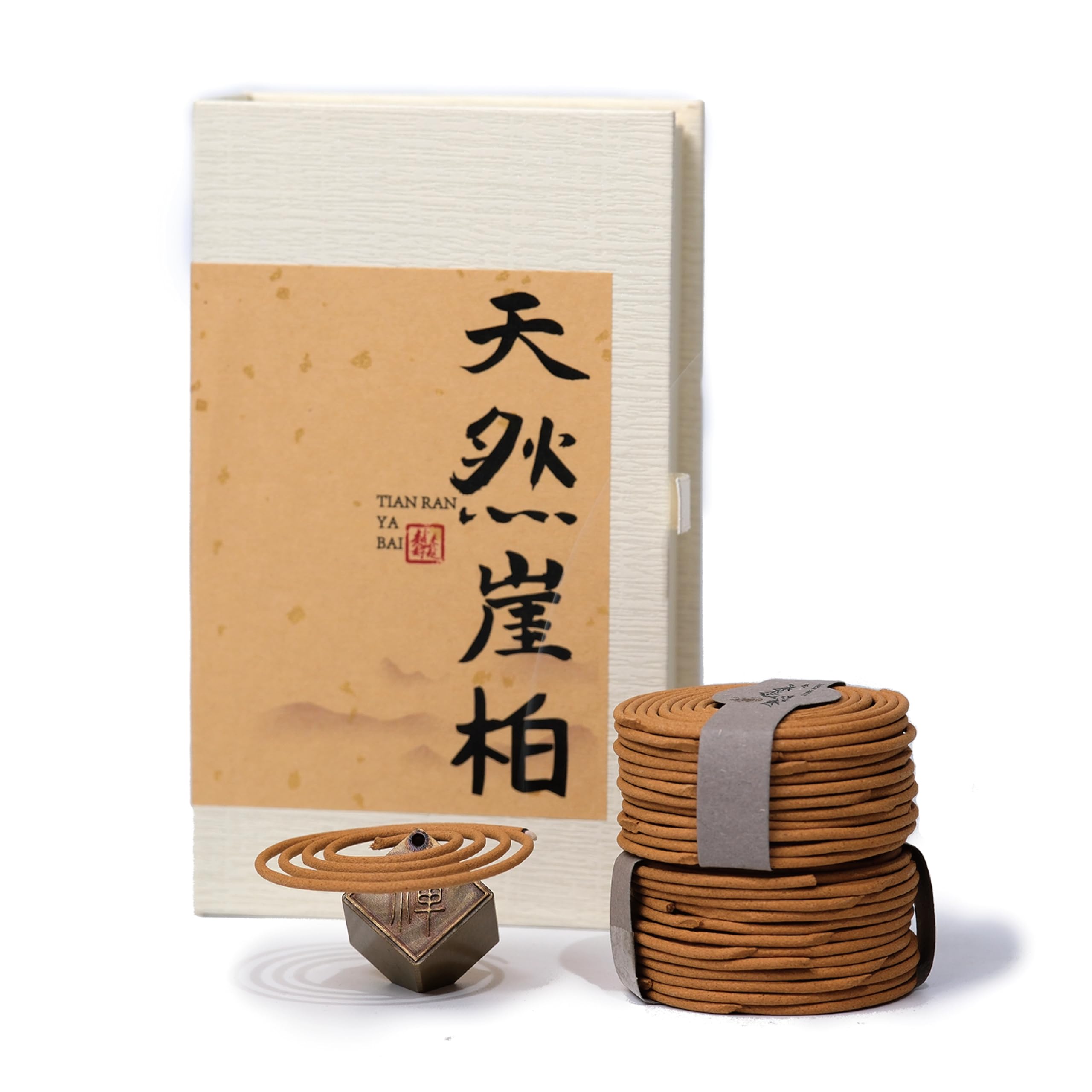 Natural Cypress Coil Incense 48 Rolls 2 Hour Burn PTS Xiang Workshop