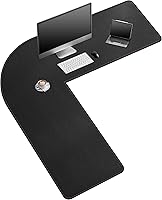 Vista 14 de ZORESYN Alfombrilla de mouse para escritorio de juegos en forma de L, alfombrilla de escritorio de esquina para computadora, 47 pulgadas, protector