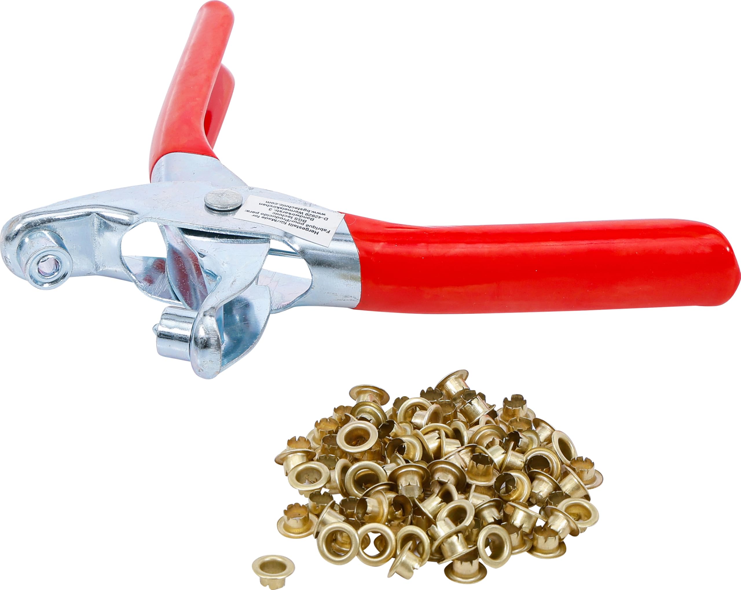 Bgs Do It Yourself Silver Bgs Diy 75830 | Eyelet Pliers With 100 Round Eyelets | 4.5 Mm