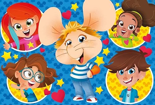 Miniatura 5 de Clementoni - 24214 - Rompecabezas Supercolor - Ratón Gigio - 24 Piezas Maxi - Hecho en Italia, Puzzle Infantil 3 Años+