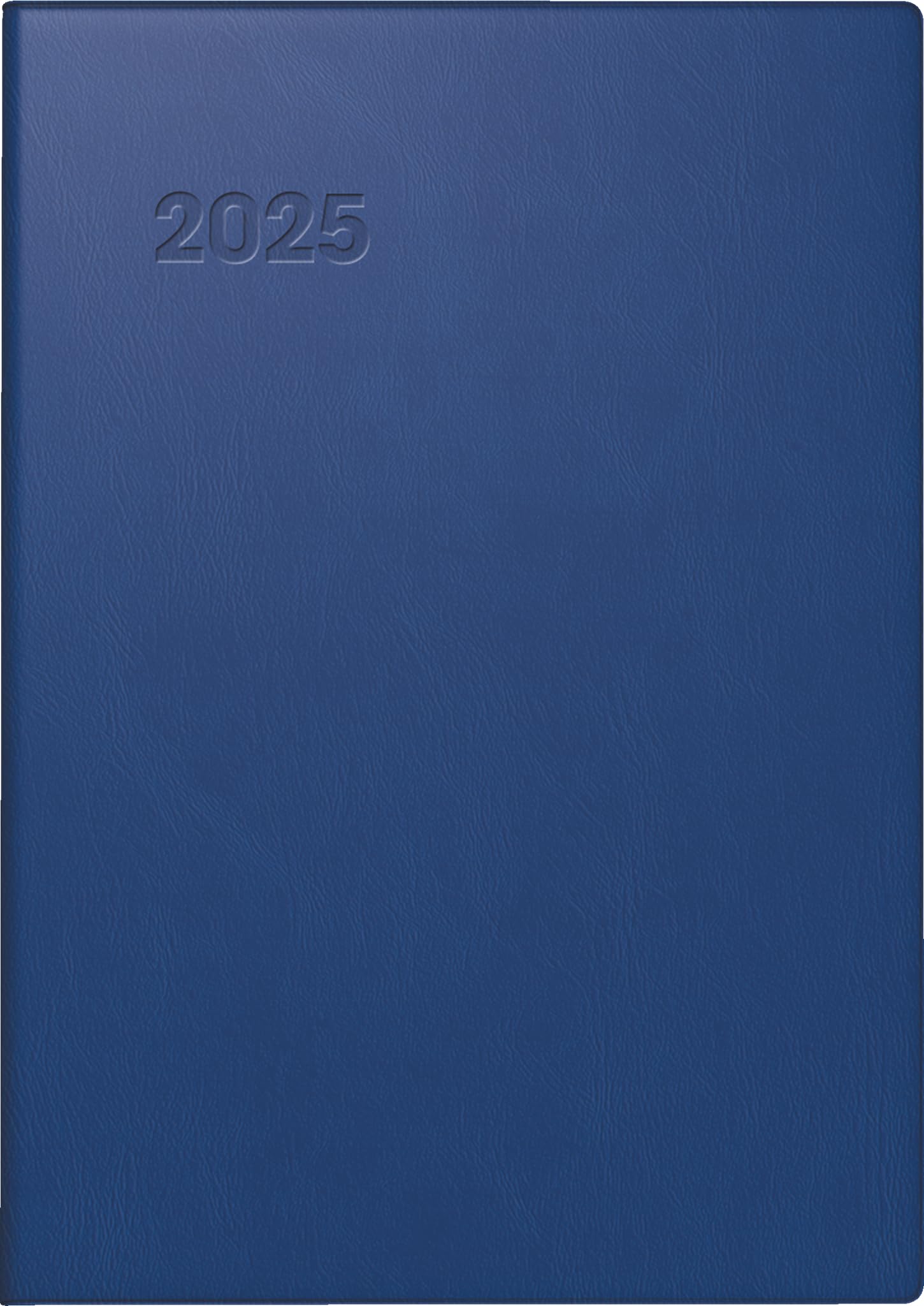 BRUNNEN Pocket Diary Model 713 (2025), 2 Pages = 1 Week, A7, 160 Pages, Plastic Cover, Dark Blue