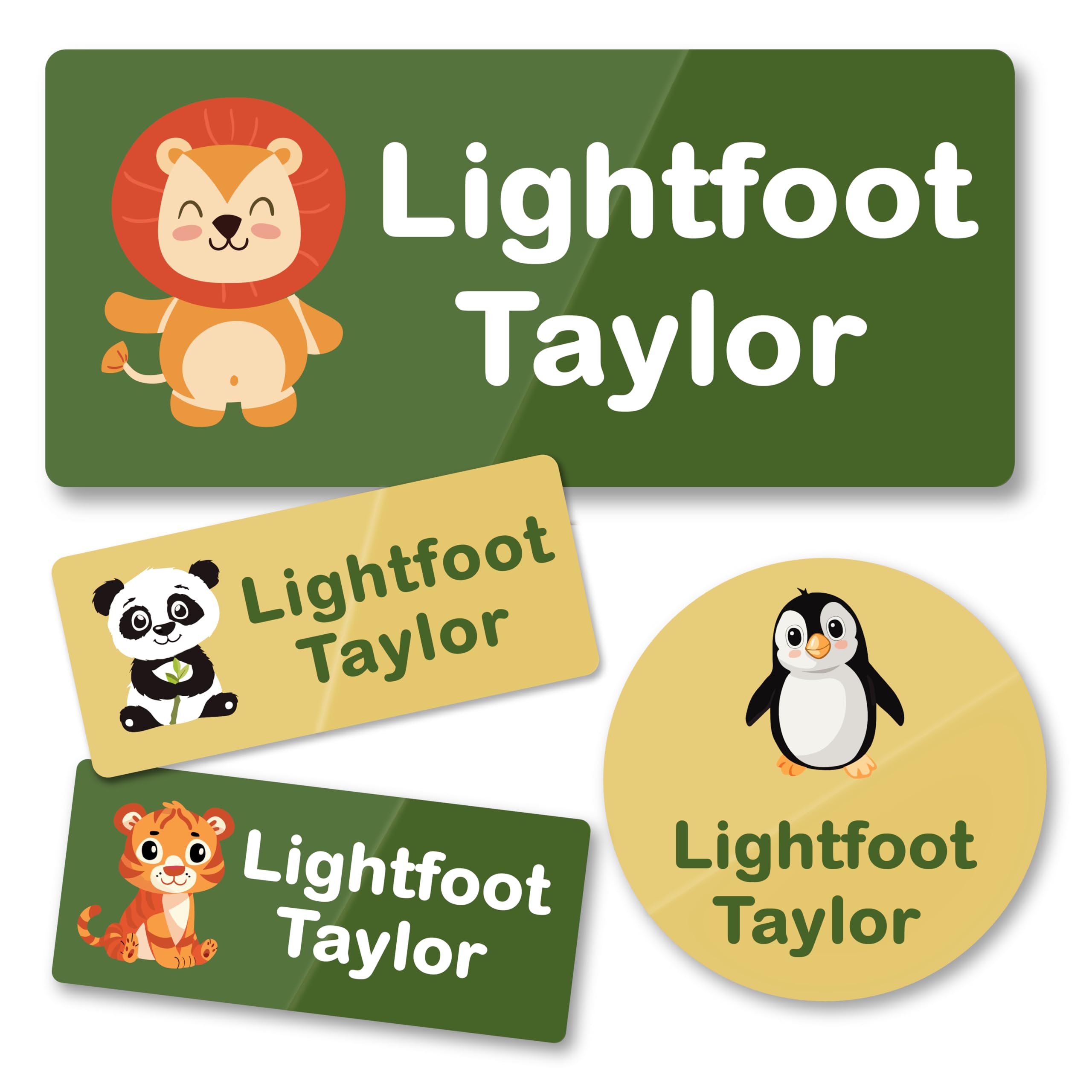 Custom Stickers, Personalised Stickers Labels, Name Labels for Clothes Kids, Waterproof Name Tags for Clothes School Supplies Nursing Home, Daycare Clothing Name Customised Gift (Style 1)
