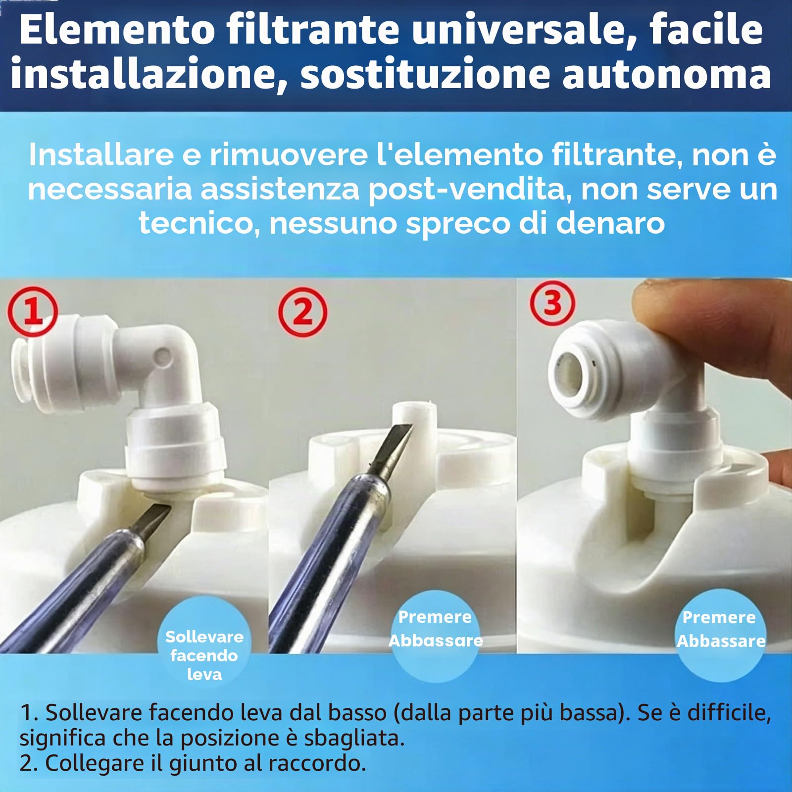 Depuratore Acqua Domestico, Distributore Calda A Quattro Stadi Di Filtrazione Purificatore Acqua Alimentazione Da Rete Idrica 3 Modalità Di Temperatura Dell'acqua Per Casa, Ufficio