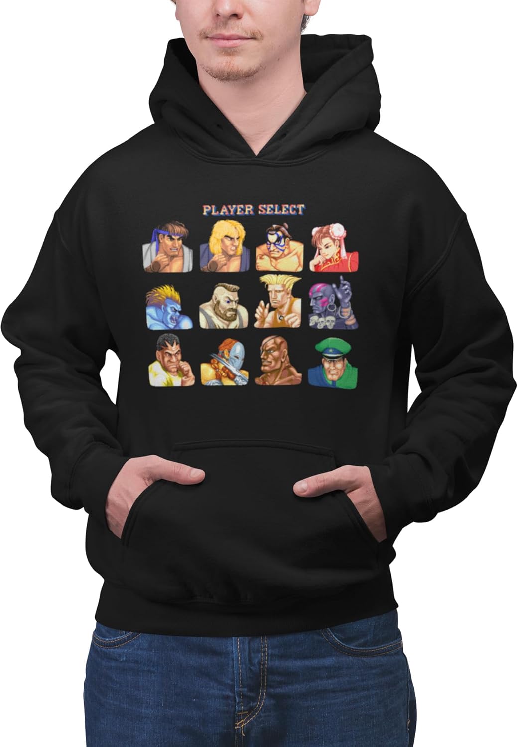 Absurd Ink Street Fighter 2 Player Select - Hoodie