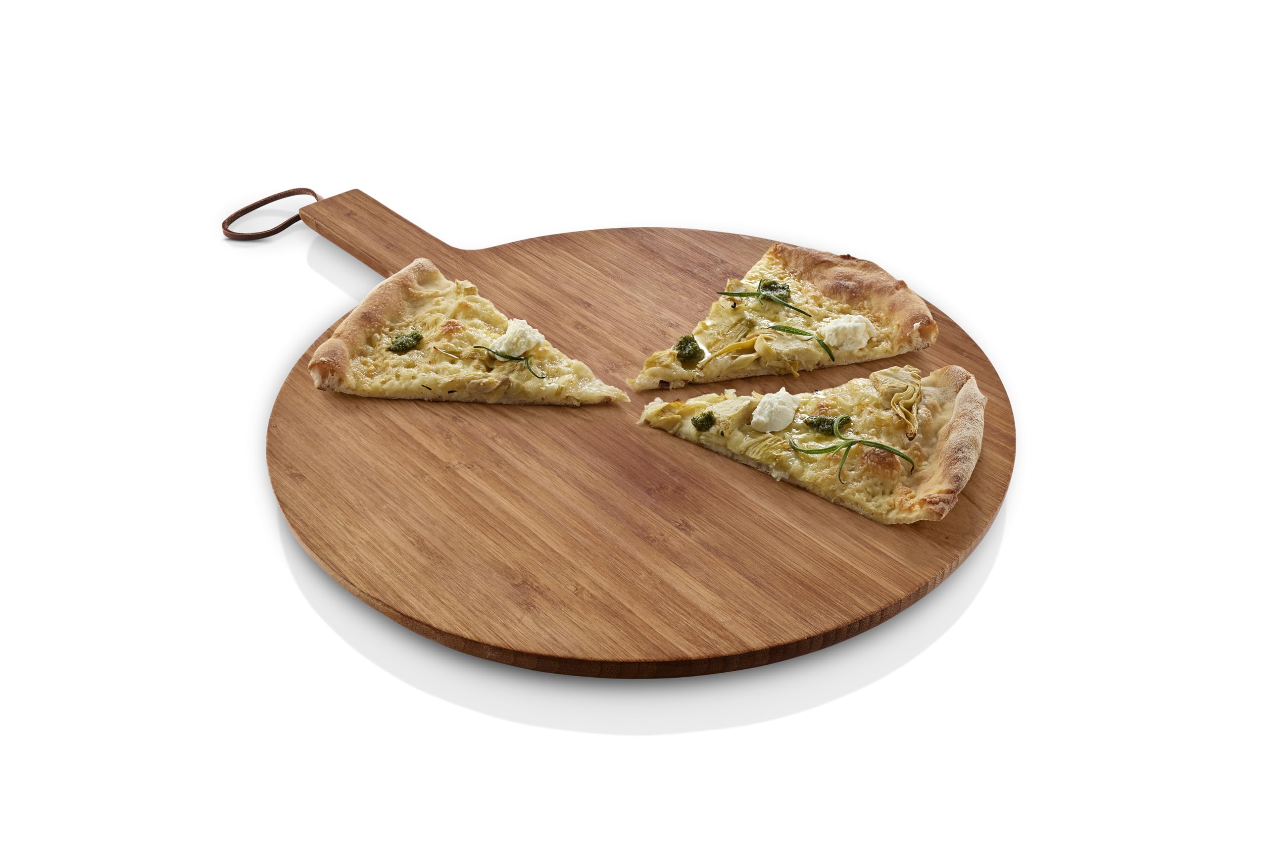 Eva Solo | Nordic Kitchen Schneidebrett Ø 35 cm Bambus | Ideal für die Zubereitung von Speisen und zum Servieren | Bamboo