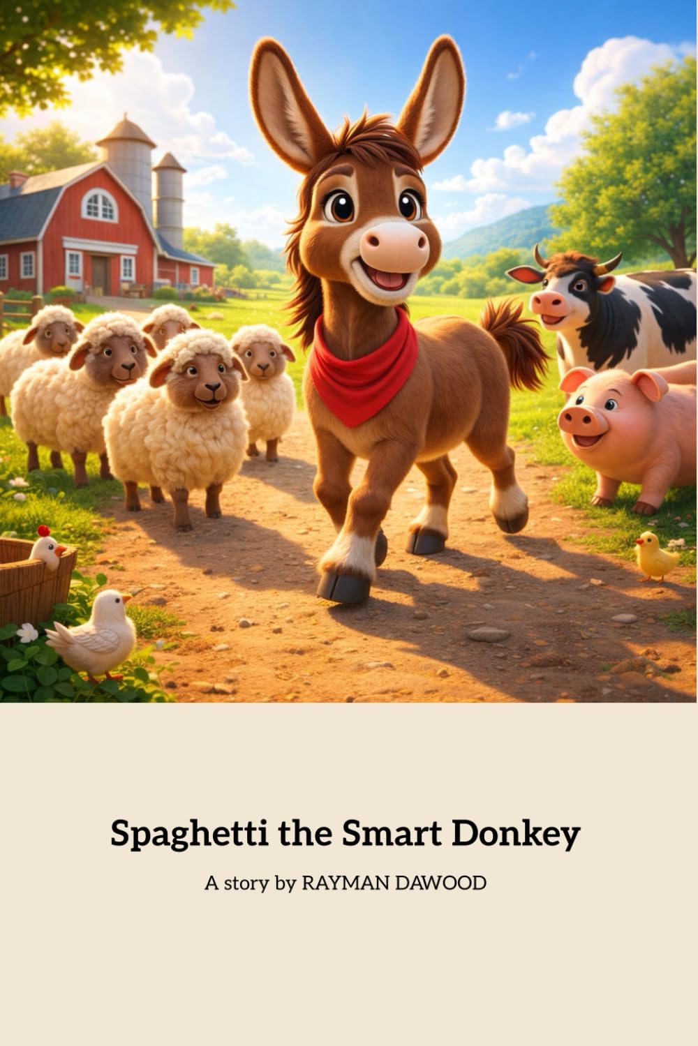 Spaghetti the Smart Donkey: A Clever Donkey's Brave Farmyard Adventure