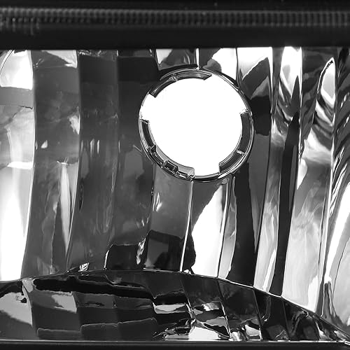 Miniatura 10 de AKKON - Para Chevy Silverado Avalanche OE 2003-2006 reemplazo de faros cromados conductor+faros delanteros de pasajero par