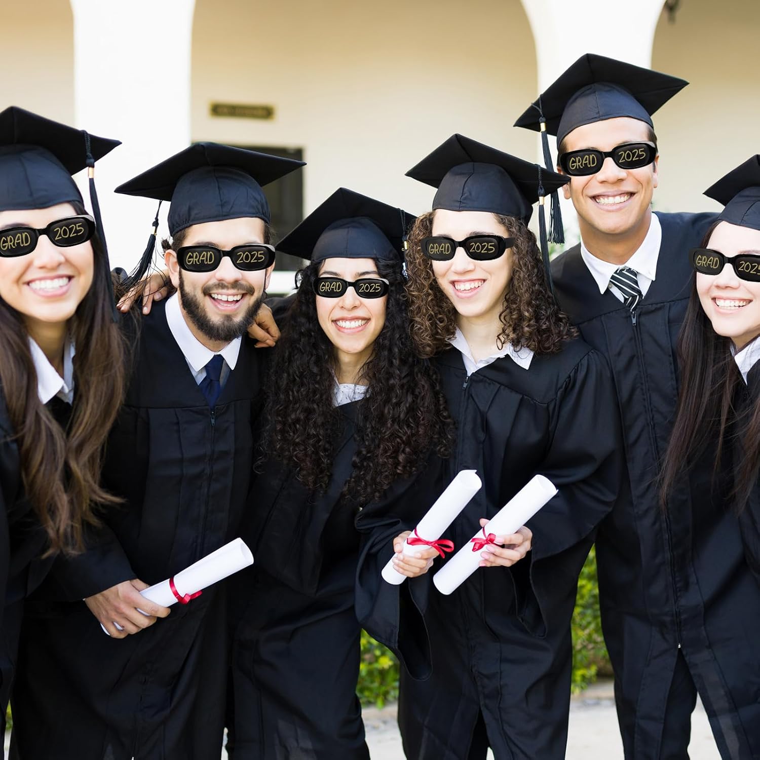 Flutesan Personalized Rectangle Sunglasses with Marker Pens for Adult DIY Custom Birthday Wedding - Image 6