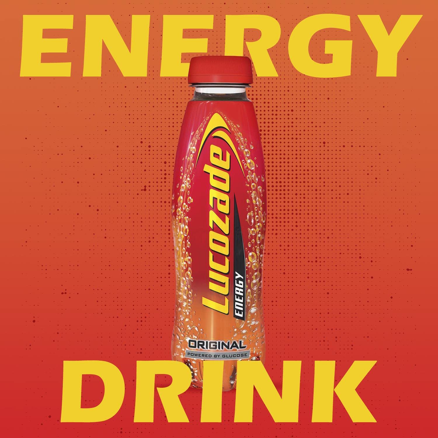 Lucozade Energy Original Drink in Pet Bottle 380 ml (Pack of 24)