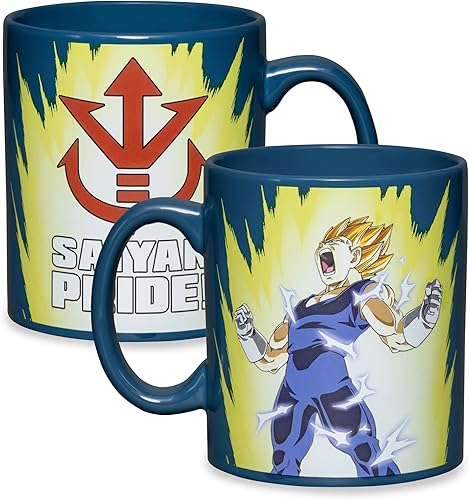 Miniatura 5 de Fundom Super Saiyan Vegeta Saiyan Pride - Taza de café de cerámica de 16 onzas