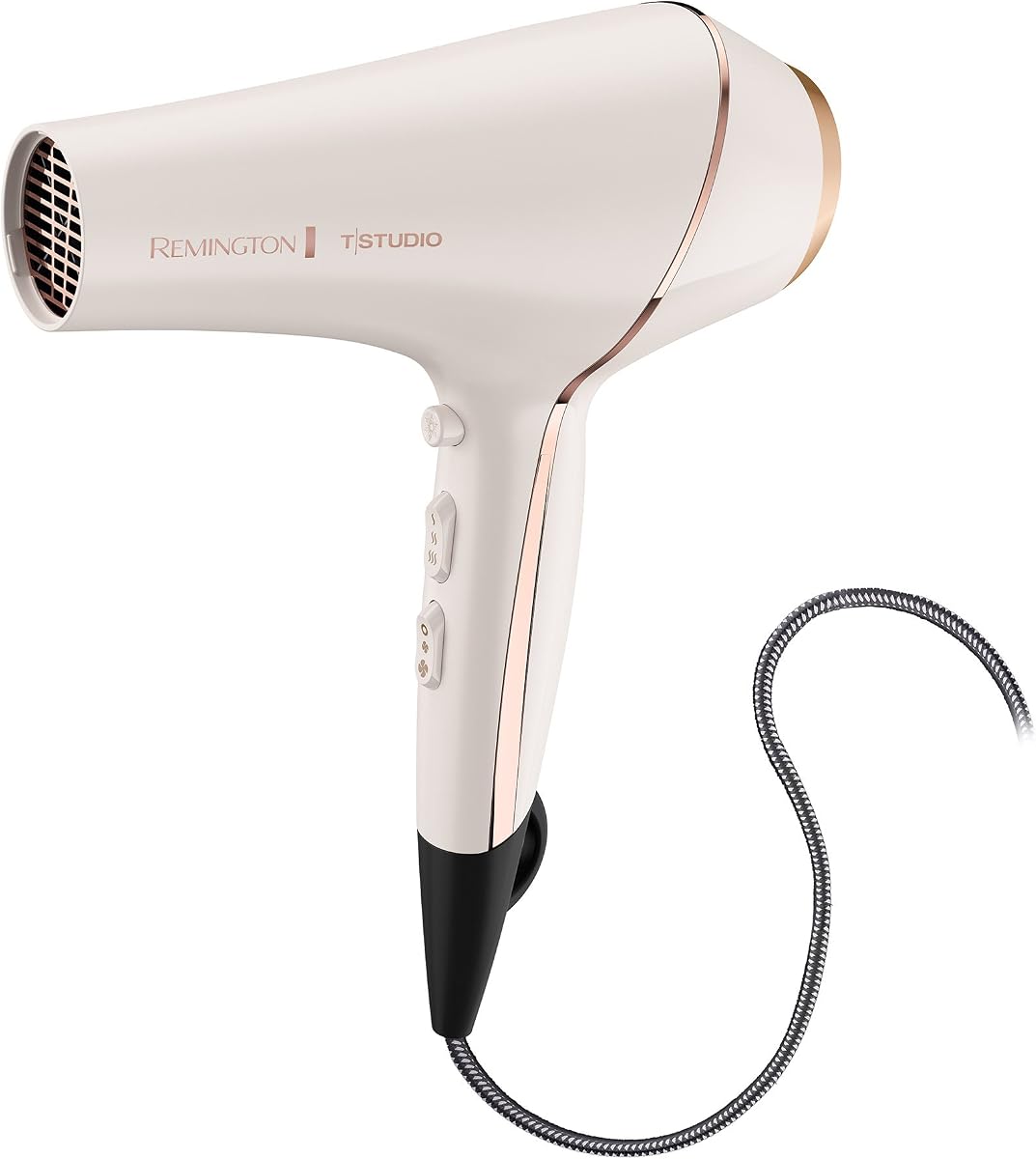 Pro Ionic Hair Dryer, 1875W with Diffuser | Includes 3 Sectioning Clips, 3 Heat Settings, 2 Speed Settings, Cool Shot Button, Advanced Ionic Technology