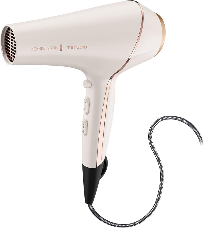 Pro Ionic Hair Dryer, 1875W with Diffuser | Includes 3 Sectioning Clips, 3 Heat Settings, 2 Speed Settings, Cool Shot Button, Advanced Ionic Technology