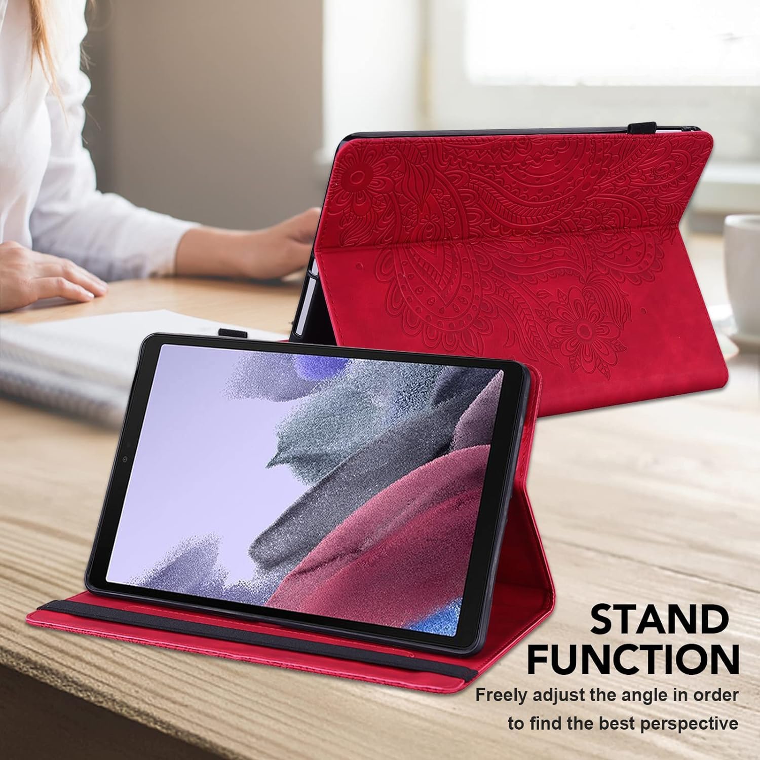 Case For IPad Air 3 (2019) & IPad Pro 10.5 – Slim Patterned Cover With Multi-Angle Stand, Plum Blossom Design-333479