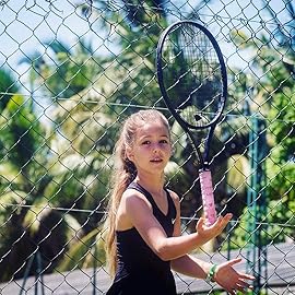 ALIEN PROS Tennis Racket Grip Tape (6 Grips) - Tac Moisture Feel Tennis Grip - Tennis Overgrip Grip Tape Tennis Racket - Wrap Your Racquet for High Performance (6 Grips, Lovely Hearts)