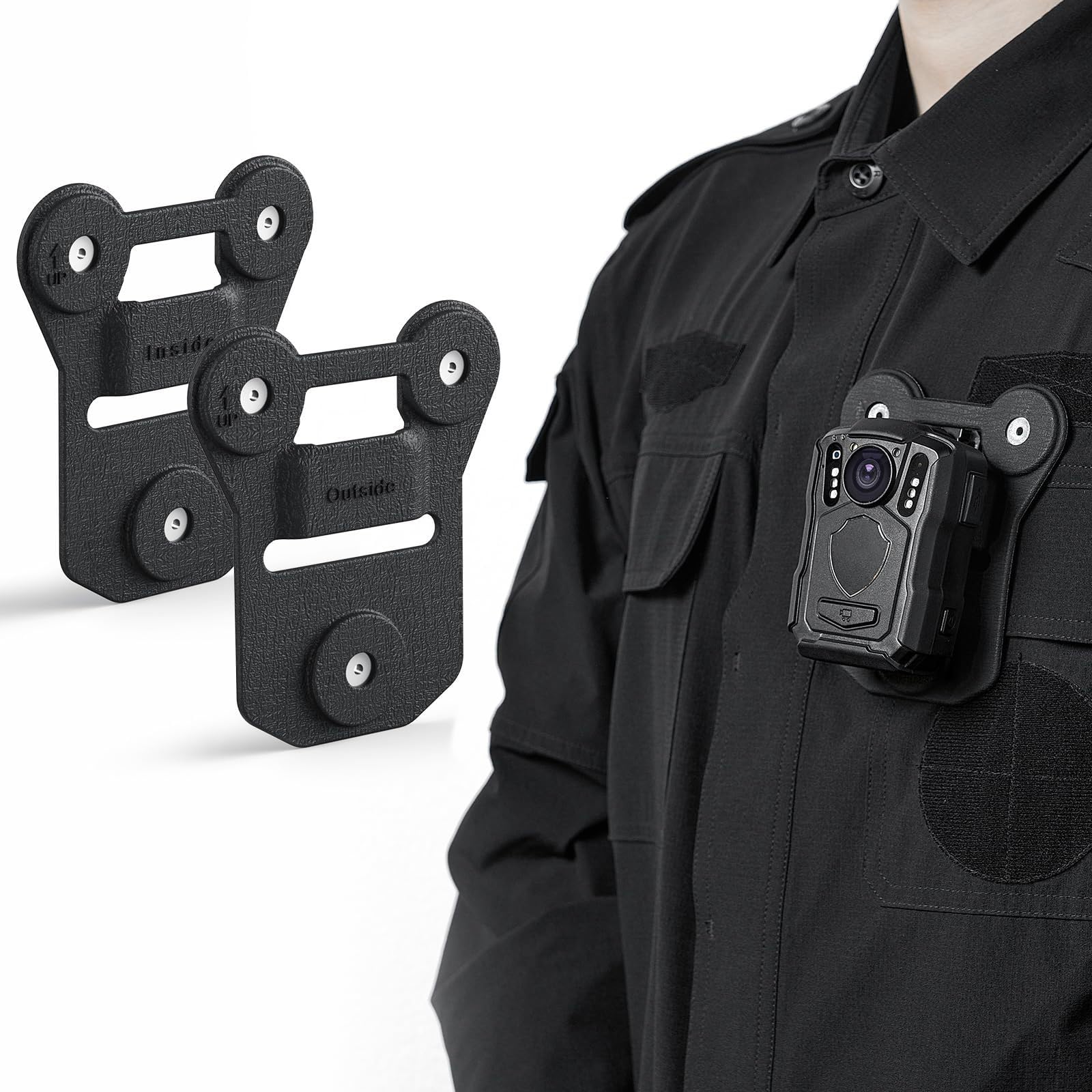 Clip trasero magnético ligero con ventosa para cámara deportiva con cierre rápido y amplia compatibilidad, clip magnético para cámara deportiva
