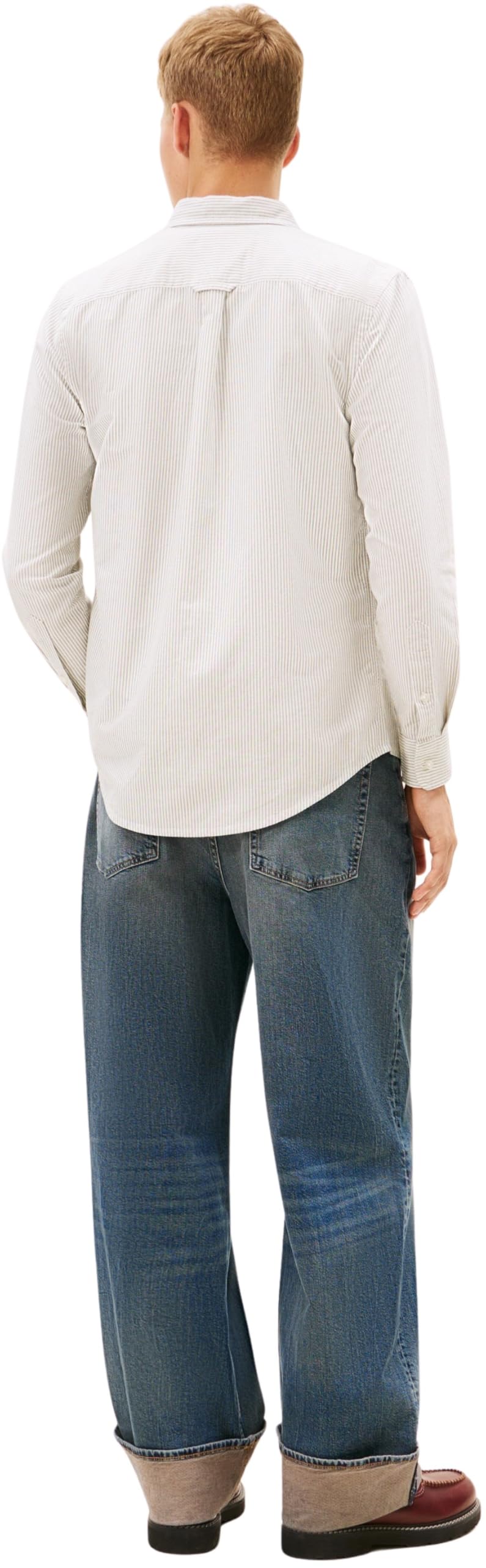 Tommy Jeans Camisa Hombre Stripe Oxford Slim Fit
