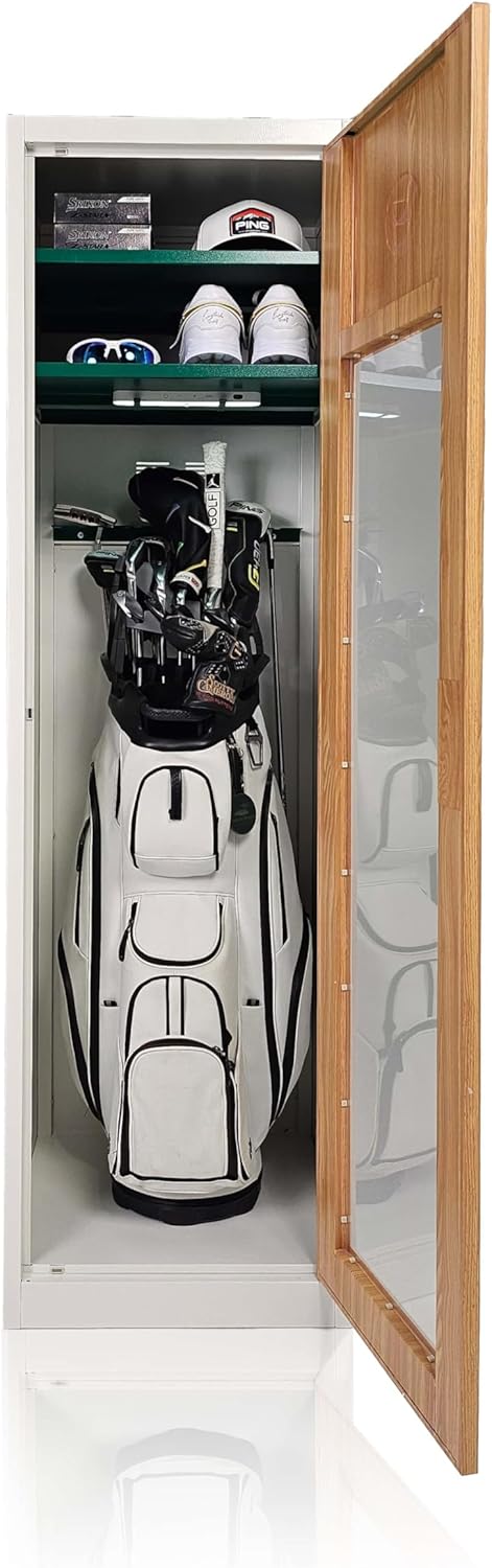 Clubhouse Classic Premium Home Golf Storage Cabinet - Arctic White
