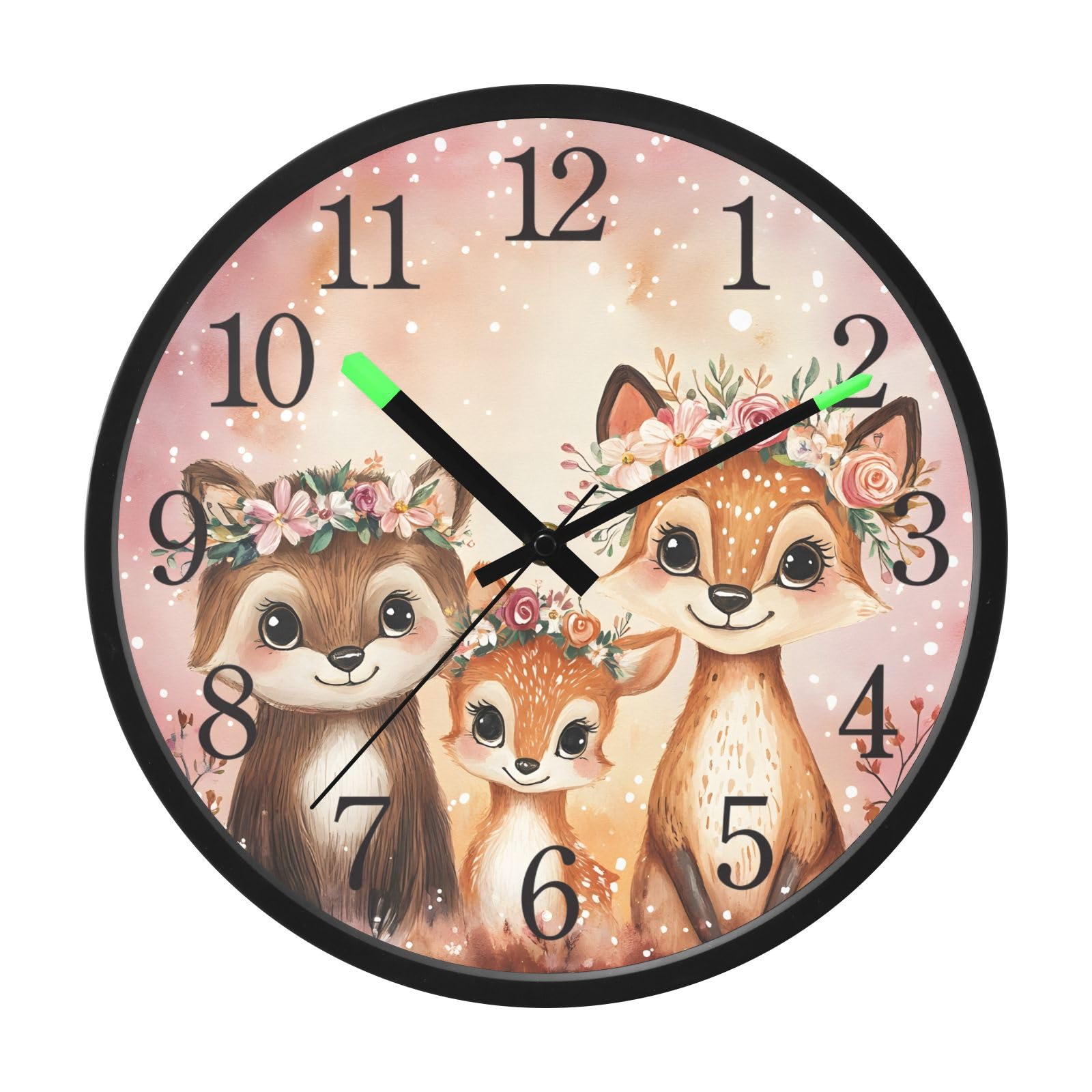 Horloge murale sans tic-tac éliminant les bruits nocturnes pour un sommeil réparateur
