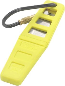 Tekna TEK-XE XTRA-EDGE 1-1/2-Inch Keyring Knife, Yellow