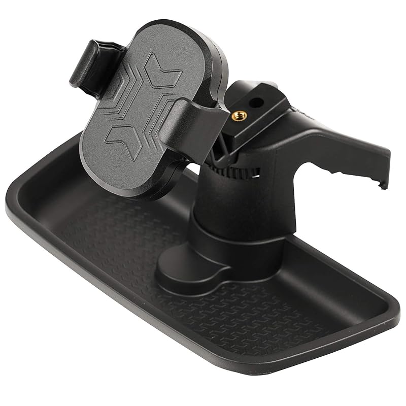 Suporte para Painel com Carregamento sem Fio Rugged Ridge para Jeep Wrangler JK 2011–2018, TPO Preto, 13551.34