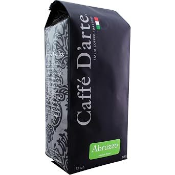 Caffe D'arte Abruzzo Ground Coffee, Medium Roast, 12 oz
