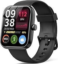 スマートウォッチ【2025新傑作·性能進化モデル】iPhone対応 アンドロイド対応 Bluetooth通話機能 1.83インチ大画面 SMS/Line通知 Smart Watch 活動量計 腕時計 薄型軽量 ベルト交換可能 多機能スマートウォッチ 100種類の運動モード 多種類文字盤 IP68生活防水 メッセージ通知 天気予報 音楽再生 スポーツウォッチ レディース メンズ