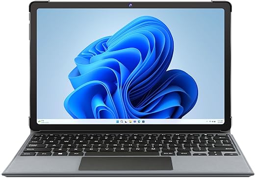 IRA Duo Book 1 with Keyboard – 11 Inch 2K Display, Intel Celeron N4500, 8GB RAM, 256GB SSD, Windows 11, Dual Stereo Speakers & Accessories…