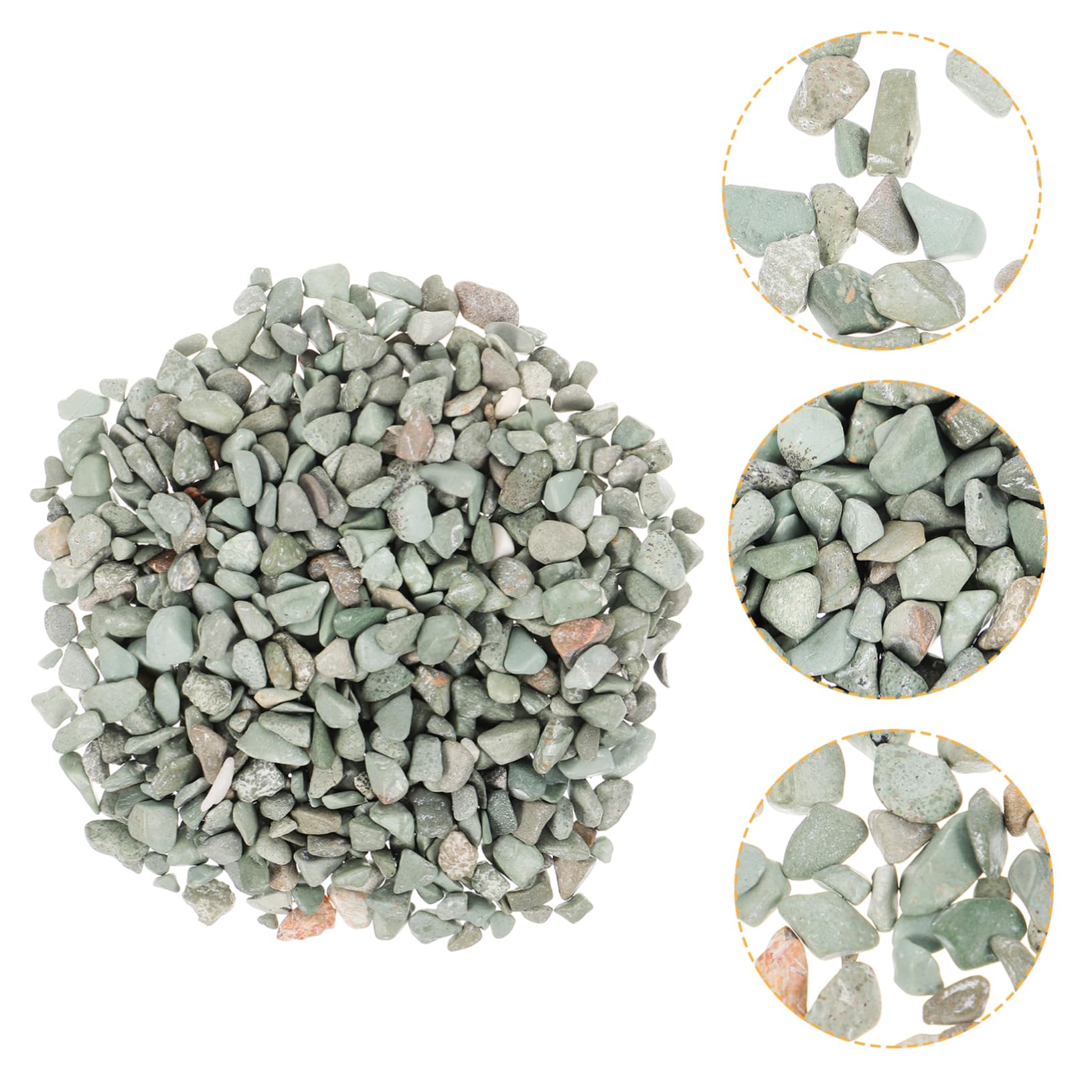 ARTIBETTER 1 Bag Mini Garden Scenery Decorative Rocks Landscape Sand Table Rocks Natural Stone Decor for Diorama