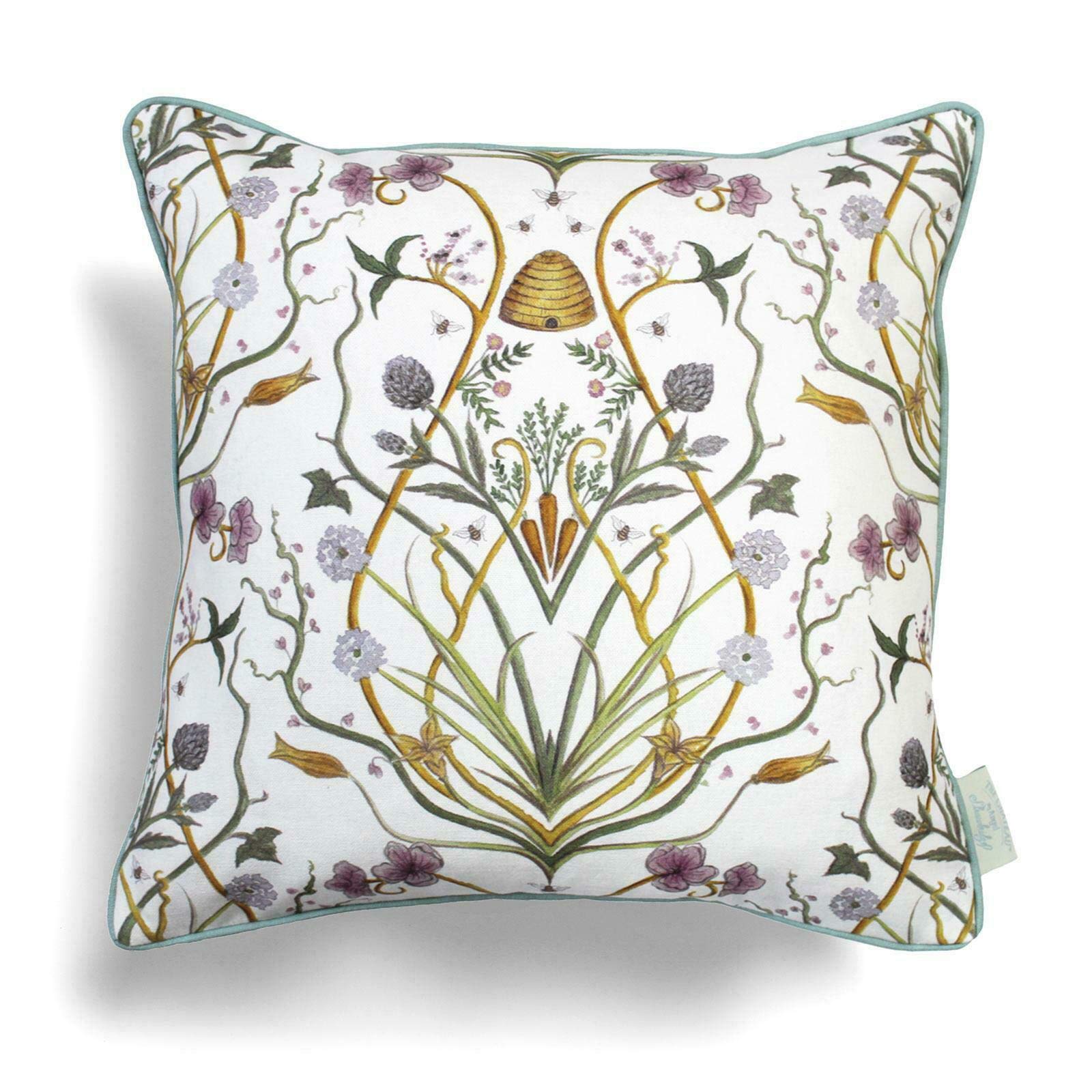 The Chateau 1 x by Angel Strawbridge POTAGERIE Feather Filled Cushion 43 x 43cm - Cream