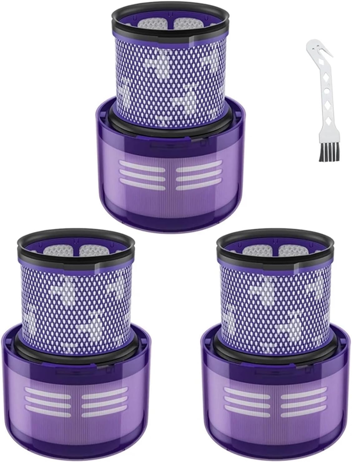 Vacuum Cleaner Washable Filter Accessories Replacement Spare Parts(Light green)