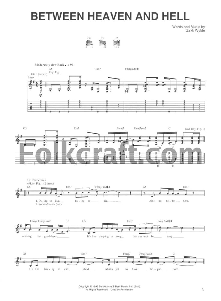 Zakk Wylde pride&amp;glory/book of shadowスコア Book of Shadows | Zakk Wylde