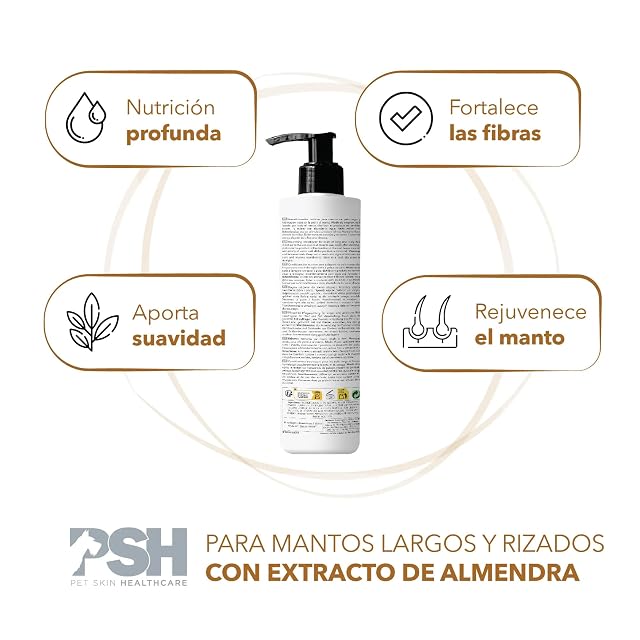 Foto 3 de 7 de PSH Nutri Almond - Acondicionador para Perros y Gatos Nutritivo y Desenredante - Todas Las Razas