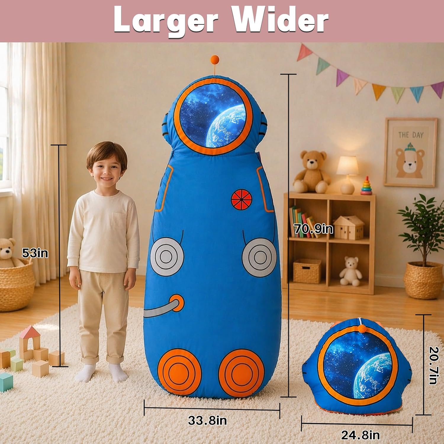Sleeping Bag for Kids nap mat with Pillow Sleeping mats for Kids Sleep Sack Travel