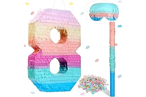 Sanrio Pinata: 16 Inch Number 8 Macaron Pinata - Birthday Fun Surprise