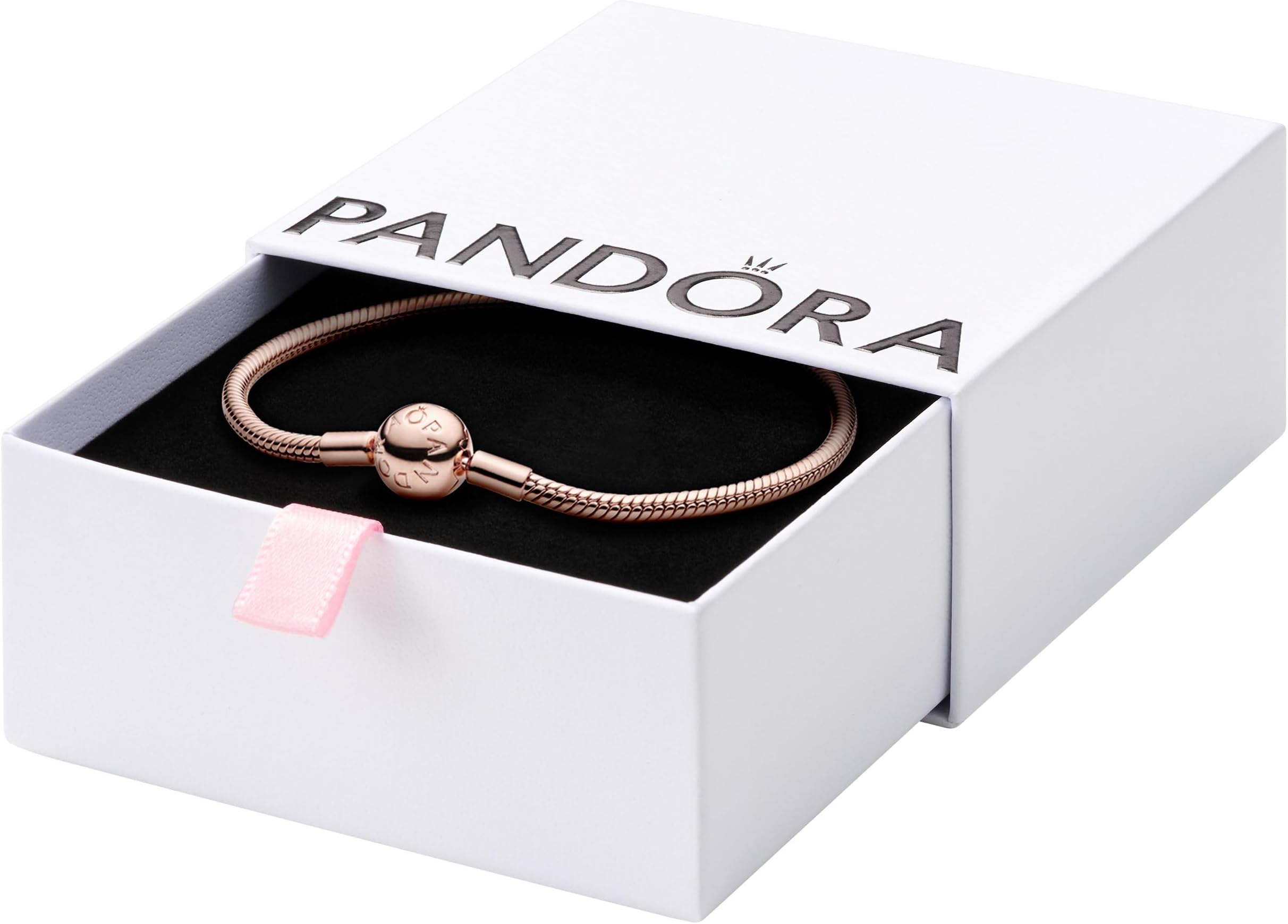 – Moments Snake Chain Bracelet - Compatible Moments Charms - Charm Bracelet for Women - Gift for Her, With Gift Box