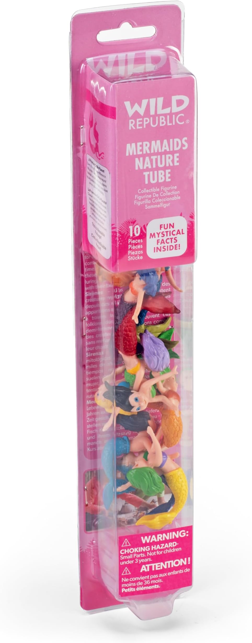 Mermaid Figurines Tube, Mermaid toys, Underwater, Sirens, Kids Gifts, 10-Piece