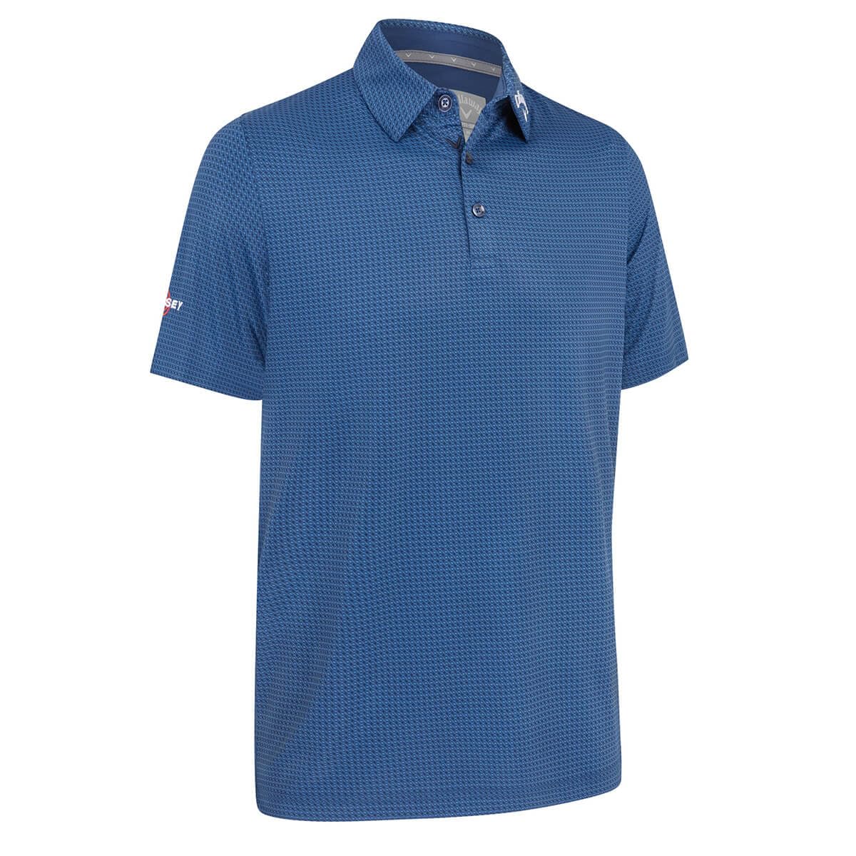Callaway Golf Mens Odyssey Print Moisture Polo Shirt - Peacoat - XL