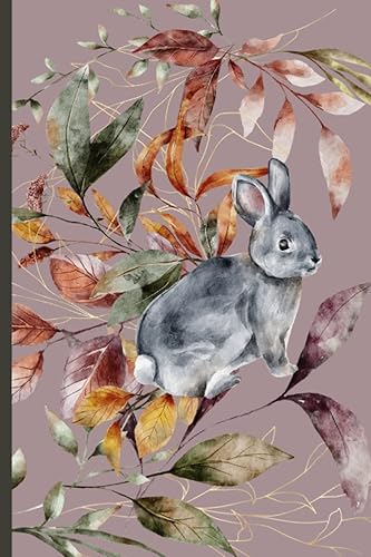 Discreet Password Book with Alphabetical Tabs - Beautiful Rabbit Cover Designed for Nature Lovers: Pocket Sized Internet Login Website Username Password Organizer Notebook