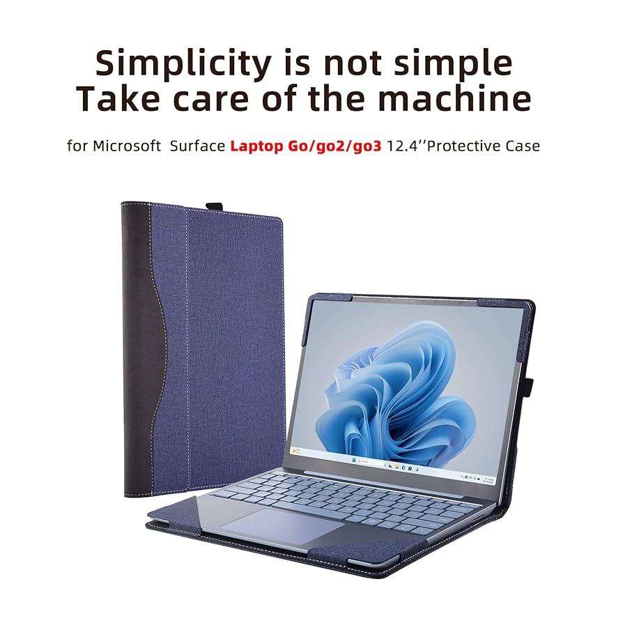 マイクロソフト　サーフェスLaptop Go 12.4インチ　カバー&マウス付き 楽天市場】Surface Laptop Go 3/Go 2/Go (12.4インチ) ケース