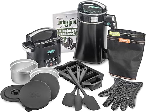 Miniatura 1 de STX Infuzium - Infusor de mantequilla, aceite y tintura de activación STX, descarboxilador de hierbas, activador de hierbas, paquete combinado dos