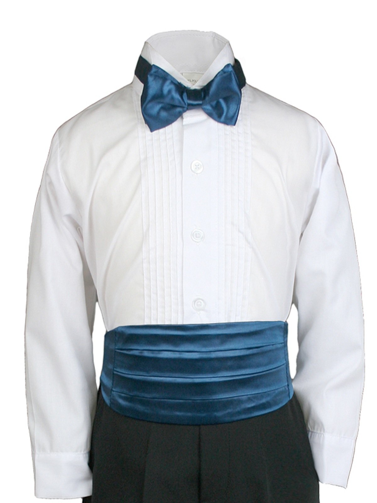 Formal Wedding Color Satin Bow tie & Cummerbund Set Only Boy Baby Toddler Sm-28 (SM-XL (22