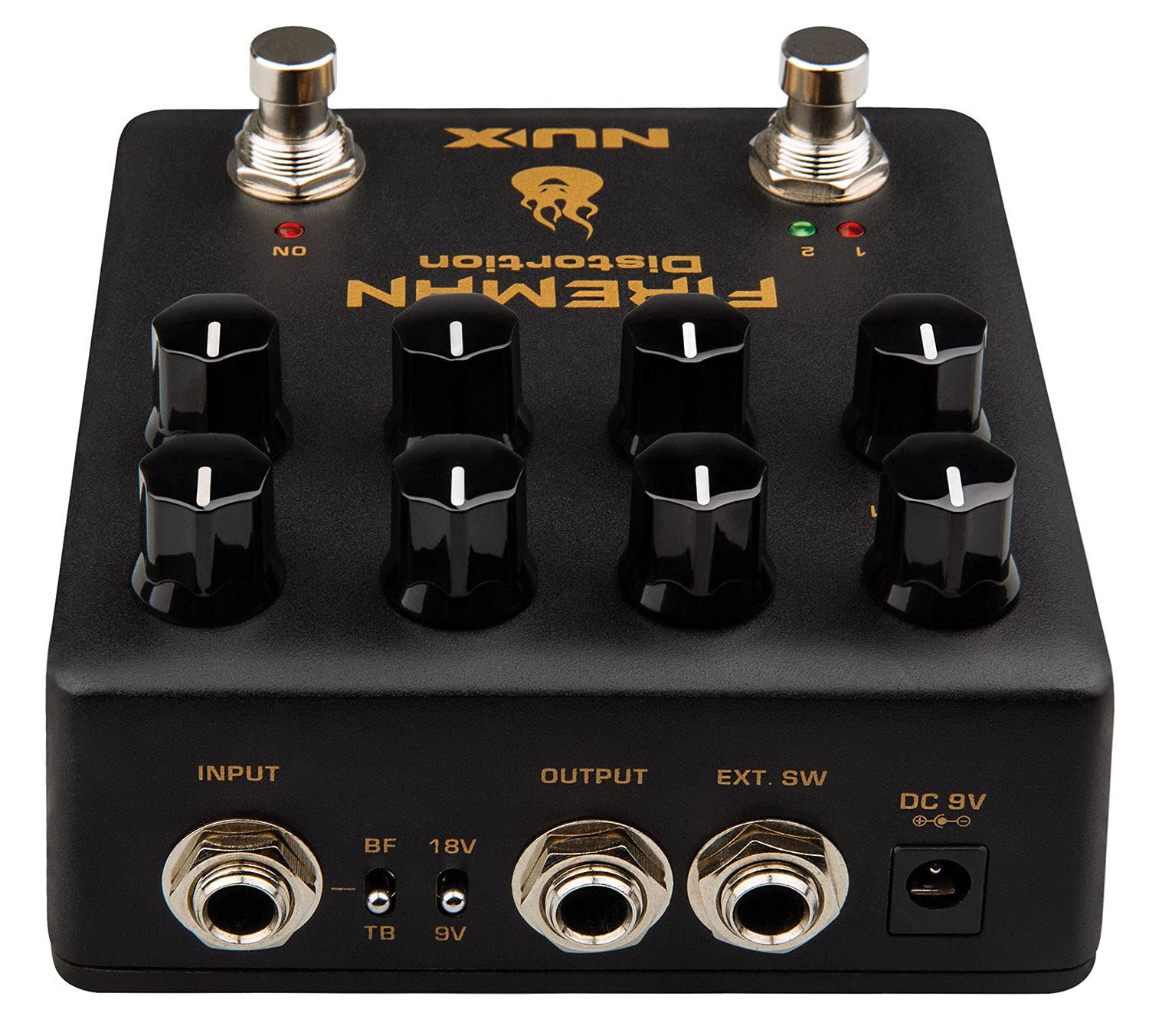 NUX Moderno suono marrone doppio pedale di distorsione