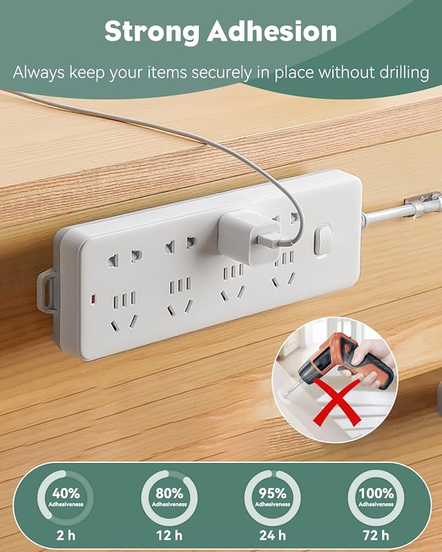 Uniclife 30 db Tépőzár Szalag 3x10 cm Öntapadós Ragasztós Fali Rögzítés