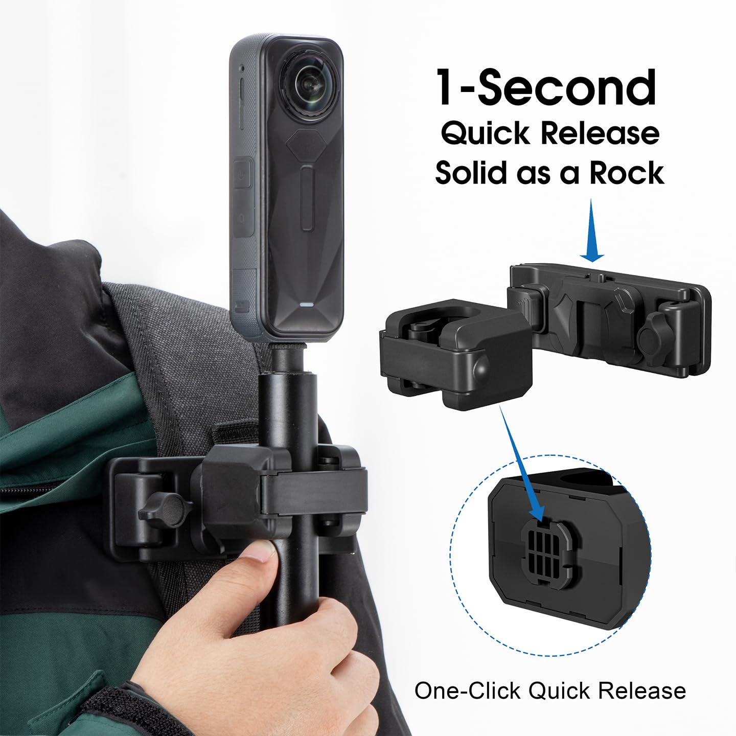Amazon | Gaekol 自撮り棒ホルスターマウント Insta360/DJI/Gopro