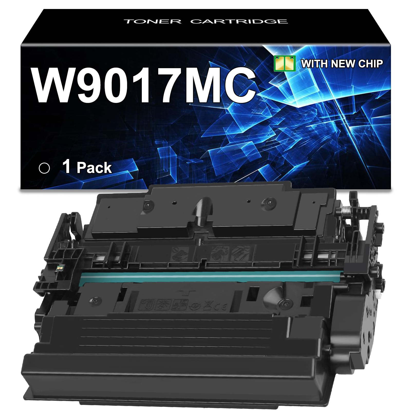 High Yield W9017MC Black Toner Cartridge (with Chip) 1-Pack