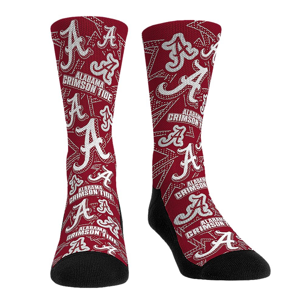 Rock 'Em NCAA Alabama - Microdot All-Over Socks