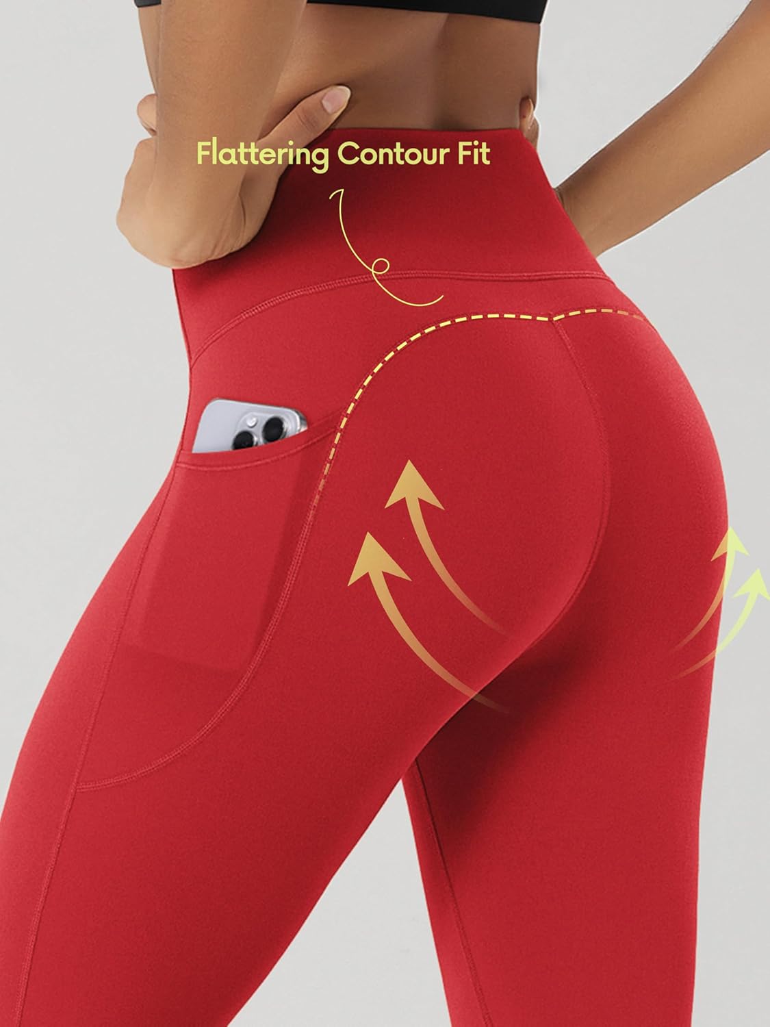 ODODOS Cloud Feeling Flared Pants with Pocket for Women High Waist Casual Bootcut Yoga Pants, 30"/32" Inseam - Image 5